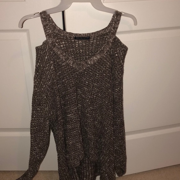 American Eagle Outfitters Sweaters - Brown split neck sweater